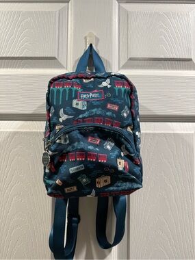 Ju-Ju-Be Harry Potter Platform Mini Backpack in Teal with Red Accents